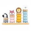 Розвиваюча іграшка Viga Toys Пірамідка-сортер PolarB Звірятка (44022) - Зображення 6