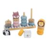 Розвиваюча іграшка Viga Toys Пірамідка-сортер PolarB Звірятка (44022) - Зображення 7
