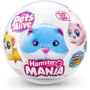 Інтерактивна іграшка Pets & Robo Alive S1 - Кумедний хом'ячок (блакитний) (9543-1)