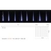 Гірлянда Delux Snowfall C 384LED 8х0.5 м IP44 EN Біла/Прозора (90017979) - Зображення 3