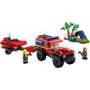 Конструктор LEGO City Пожежний позашляховик з рятувальним човном 301 деталей (60412) - Зображення 2