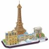 Пазл Cubic Fun City line Paris (MC254h) - Зображення 4