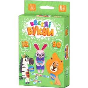 Настільна гра Danko Toys Веселі літери, українська (G-VB-01U)