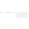 Гірлянда Delux Waterfall С 240LED 2х2 м синій/прозорий IP20 (90018002) - Зображення 4