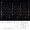 Гірлянда Delux Waterfall С 264LED 3х2 м теплий білий/прозорий IP20 (90018003) - Зображення 2