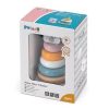 Розвиваюча іграшка Viga Toys Пірамідка PolarB Білий ведмідь (44005) - Зображення 2