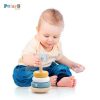 Розвиваюча іграшка Viga Toys Пірамідка PolarB Білий ведмідь (44005) - Зображення 5