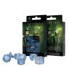 Набір кубиків для настільних ігор Q-Workshop Elvish Translucent blue Dice Set (7 шт) (SELV11) - Зображення 2