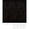 Гірлянда Delux Curtain С 240LED 2х2 м теплий білий/прозорий IP20 (90017991) - Зображення 2