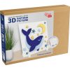 Набір для творчості Rosa Talent Картина 3D Кит ДВП ґрунтоване 18х18 см (4823098535713) - Зображення 2