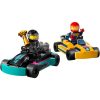 Конструктор LEGO City Картинг і гонщики 99 деталей (60400) - Зображення 2