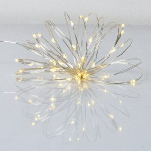 Гірлянда YES! Fun Нитка на мідному дроті 50 LED Тепло-біла 5 м Статична USB (975040)