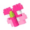 Конструктор Mega Bloks рожевий у мішку 80 деталей (DCH62)
