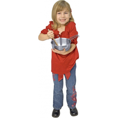 Ігровий набір Melissa&Doug посуд із нержавіючої сталі (MD14265)