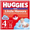 Підгузки Huggies Little Movers/Pants 4 (9-14 кг) Box для хлопчиків 72 шт (5029053564104)