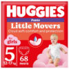 Підгузки Huggies Little Movers/Pants 5 (12-17 кг) Box для дівчаток 68 шт (5029053564111)