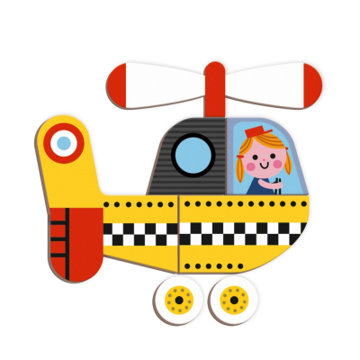 Розвиваюча іграшка Janod Магнітна книга Транспорт (J02715)