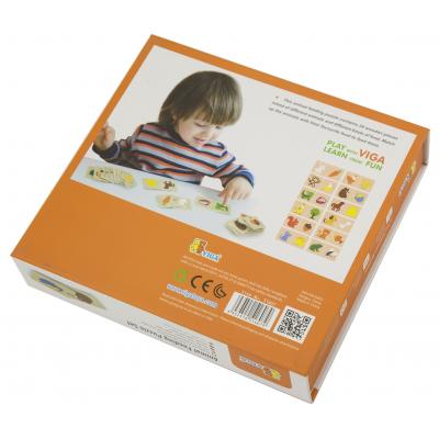 Пазл Viga Toys Що їдять тварини (51607)