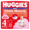 Підгузки Huggies Little Movers/Pants 4 (9-14 кг) для дівчаток 52 шт (5029053547541)