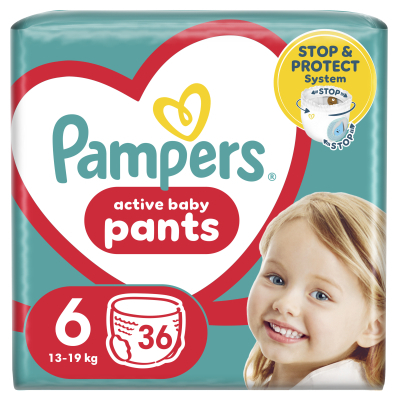 Підгузки Pampers трусики Pants Giant Розмір 6 (15+ кг) 36 шт. (8006540069028)