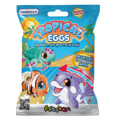 Ігровий набір #sbabam що зростає, в яйці Tropical Eggs - Мешканці тропічних морів (77/CN-2020)