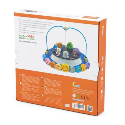 Розвиваюча іграшка Viga Toys гра-баланс Космос (44580)