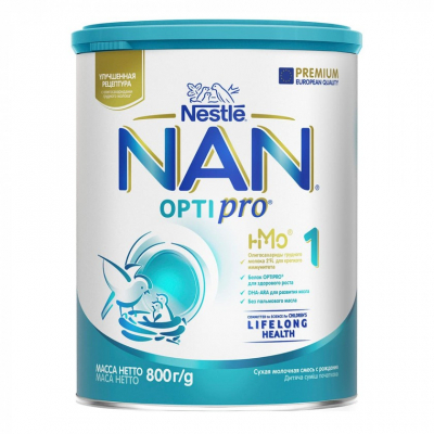 U0628326_big Дитяча суміш Nestle NAN 1 Optipro 2'FL +0 міс. 800 г (7613032405700)