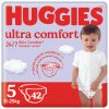 Підгузки Huggies Ultra Comfort 5 (12-22 кг) Jumbo 42 шт (5029053567884_5029053567594)