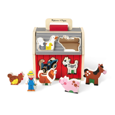 Розвиваюча іграшка Melissa&Doug дерев'яний сортувальний сарай (MD30149)