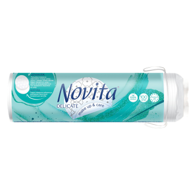 U0663041_big Ватні диски Novita Delicate 100 шт. (4744246013078)