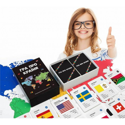 Настільна гра Memo Games Гра про Країни, російська (1000185)