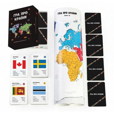 Настільна гра Memo Games Гра про Країни, російська (1000185)