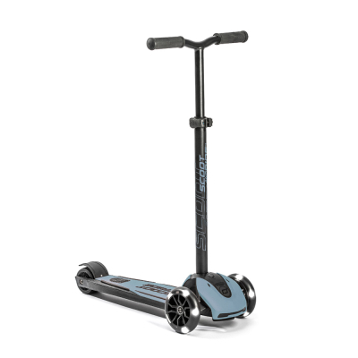 Самокат Scoot&Ride Highwaykick 5 LED Steel (SR-190117-STEEL)