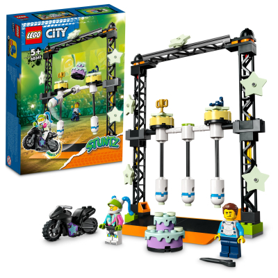 Конструктор LEGO City Stuntz Каскадерське завдання «Нокдаун» 117 деталей (60341)
