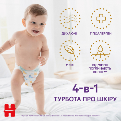 Підгузки Huggies Extra Care Pants 4 9-14 кг 38 шт (5029053549323)