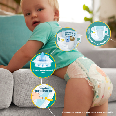 Підгузки Pampers Active Baby Розмір 6 (Extra Large) 13-18 кг 128 шт (8006540032688)