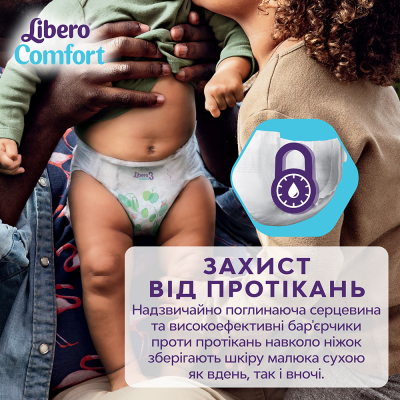 Підгузки Libero Comfort Розмір 4 (7-11 кг) 50 шт (7322541756844)