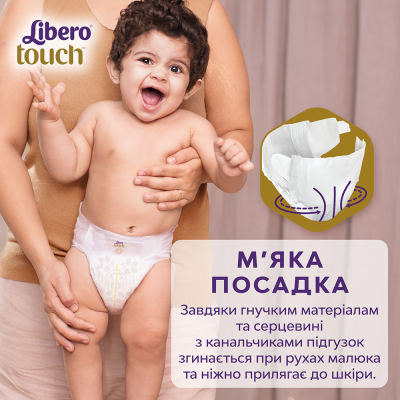 Підгузки Libero Touch Розмір 6 (13-20 кг) 36 шт (7322541750255)