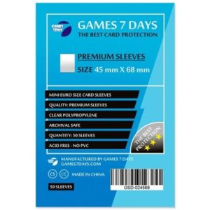 Протектор для карт Games 7 Days 63,5 х 88 мм, Card Game, 50 шт (PREMIUM) (GSD-026388)