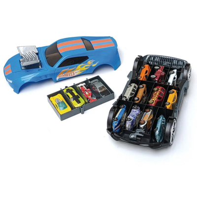 Ігровий набір Hot Wheels Гоночний автомобіль-гараж 2 в 1 (HWCC15)