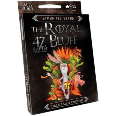 Настільна гра Danko Toys Вірю не вірю (The Royal Bluff) чорні, українська (RBL-01-01U)