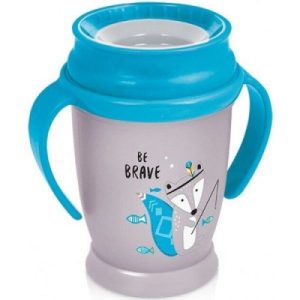Ванночка Ok Baby з анатомічною гіркою і термодатчиком (блакитний) (38231500)