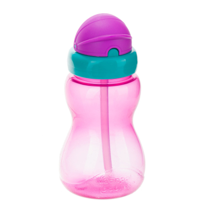 Поїльник-непроливайка Canpol babies з трубкою 270 мл Рожевий (56/109_pin)
