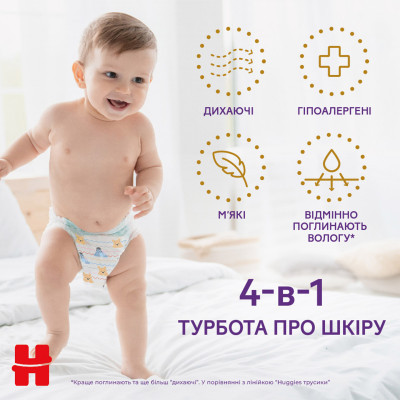 Підгузки Huggies Elite Soft 3 (6-11 кг) Mega 48 шт (5029053549293)