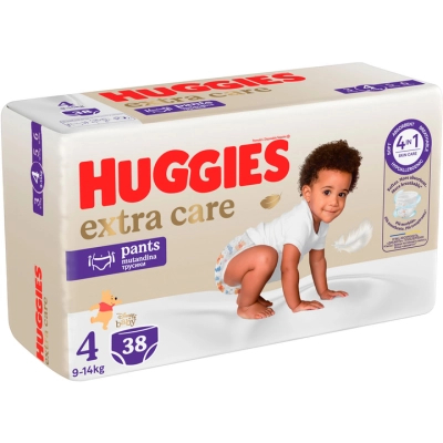 Підгузки Huggies Extra Care Pants 4 9-14 кг 38 шт (5029053549323)