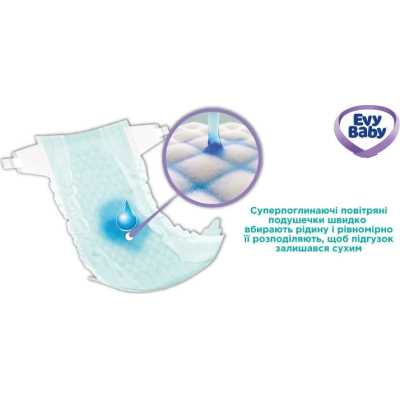 Підгузки Evy Baby Maxi Jumbo Розмір 4 (7-18 кг) 58 шт. (8683881000011/8690506520304)