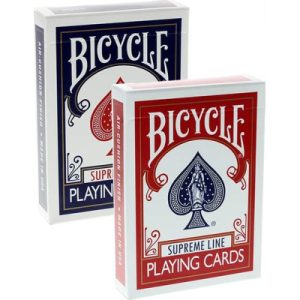 Гральні карти Bicycle Aviator Standard Index (red, blue) (AIRB)