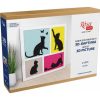 Набір для творчості Rosa Talent 3D 4 Cats ДВП ґрунтоване, 3 шари, 30 х 30 см (4823098528883)