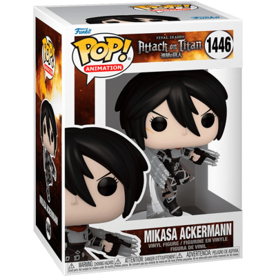 Фігурка для геймерів Funko Pop серії Атака титанів - Мікаса Акерманн (67929)