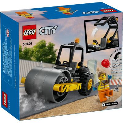 Конструктор LEGO City Будівельний паровий каток 78 деталей (60401)